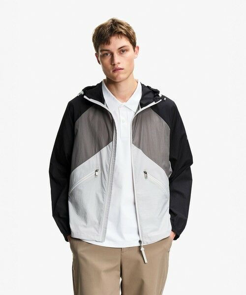 AIGLE / エーグル ナイロンジャケット | 撥水 超軽量 リップストップ バイカラー ナイロンブルゾンジャケット | 詳細2