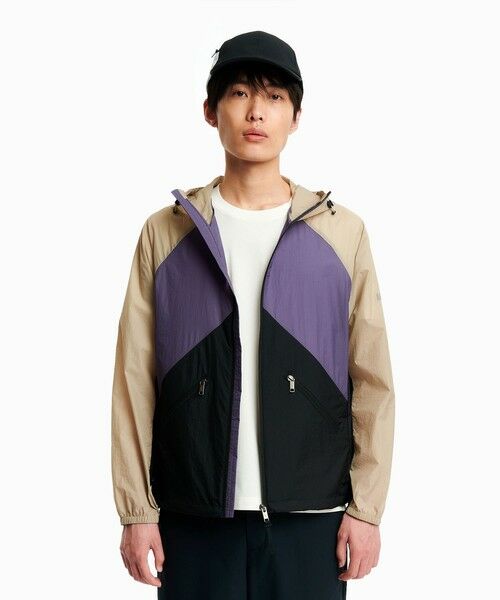AIGLE / エーグル ナイロンジャケット | 撥水 超軽量 リップストップ バイカラー ナイロンブルゾンジャケット | 詳細9