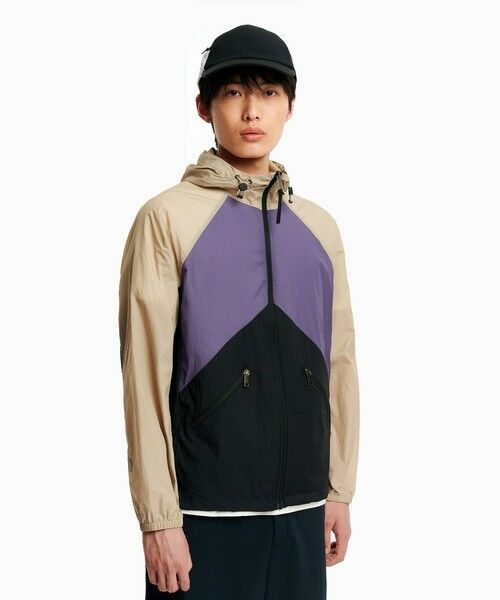 AIGLE / エーグル ナイロンジャケット | 撥水 超軽量 リップストップ バイカラー ナイロンブルゾンジャケット | 詳細10