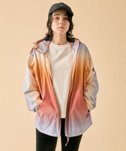 AIGLE / エーグル ナイロンジャケット | 【UPF50+ SolarPack】撥水 UVカット ソーラーパック グラデーションプリント ジャケット | 詳細1
