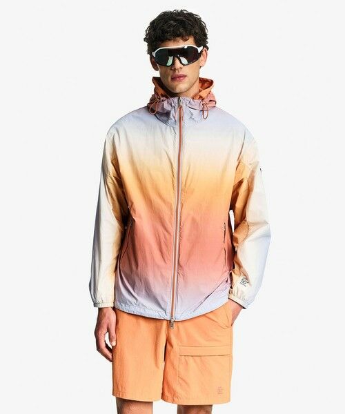 AIGLE / エーグル ナイロンジャケット | 【UPF50+ SolarPack】撥水 UVカット ソーラーパック グラデーションプリント ジャケット | 詳細10