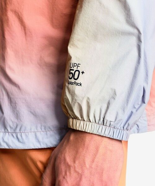 AIGLE / エーグル ナイロンジャケット | 【UPF50+ SolarPack】撥水 UVカット ソーラーパック グラデーションプリント ジャケット | 詳細12