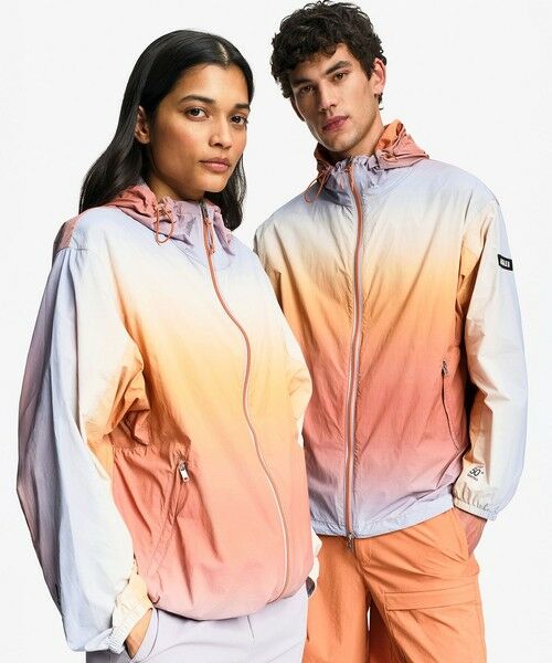 AIGLE / エーグル ナイロンジャケット | 【UPF50+ SolarPack】撥水 UVカット ソーラーパック グラデーションプリント ジャケット | 詳細14