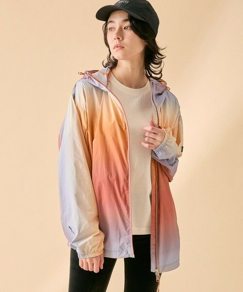 AIGLE / エーグル ナイロンジャケット | 【UPF50+ SolarPack】撥水 UVカット ソーラーパック グラデーションプリント ジャケット | 詳細2