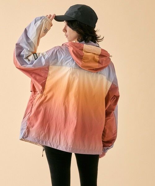 AIGLE / エーグル ナイロンジャケット | 【UPF50+ SolarPack】撥水 UVカット ソーラーパック グラデーションプリント ジャケット | 詳細4