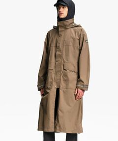 AIGLE / エーグル トレンチコート | 透湿防水 リフレクティブ サイクリング ロングレインコート