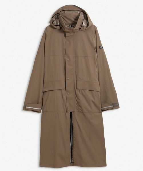 AIGLE / エーグル トレンチコート | 透湿防水 リフレクティブ サイクリング ロングレインコート | 詳細2