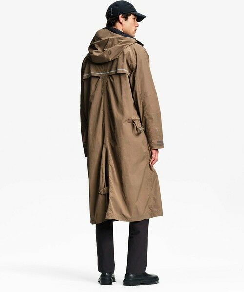 AIGLE / エーグル トレンチコート | 透湿防水 リフレクティブ サイクリング ロングレインコート | 詳細7