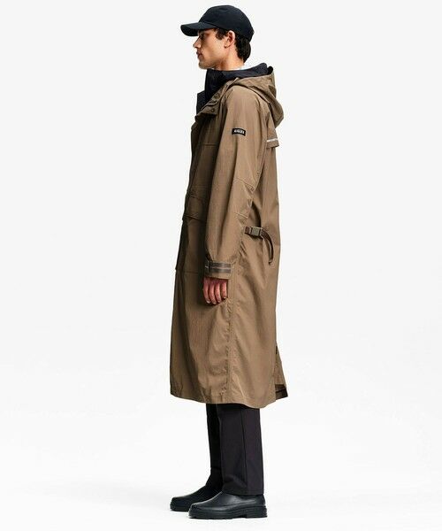 AIGLE / エーグル トレンチコート | 透湿防水 リフレクティブ サイクリング ロングレインコート | 詳細8