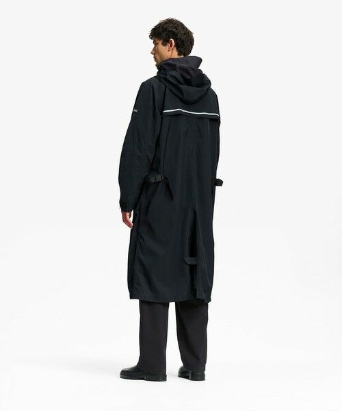 AIGLE / エーグル トレンチコート | 透湿防水 リフレクティブ サイクリング ロングレインコート | 詳細12