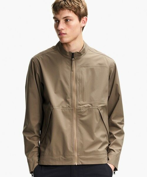 AIGLE / エーグル ブルゾン | 撥水 保温 3レイヤー ソフトシェルジャケット(サンドベージュ)