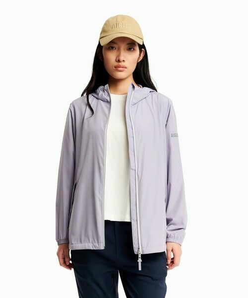 AIGLE / エーグル ナイロンジャケット | 【UPF50+ SolarPack】UVカット 撥水 ソーラーパック フーデッドジャケット | 詳細2