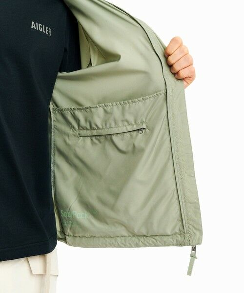AIGLE / エーグル ナイロンジャケット | 【UPF50+ SolarPack】UVカット 撥水 ソーラーパック フーデッドジャケット | 詳細15