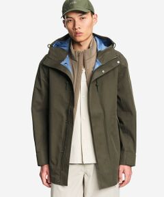 AIGLE / エーグル その他アウター | 透湿防水 3レイヤー テクニカルコットン フーデッドジャケット