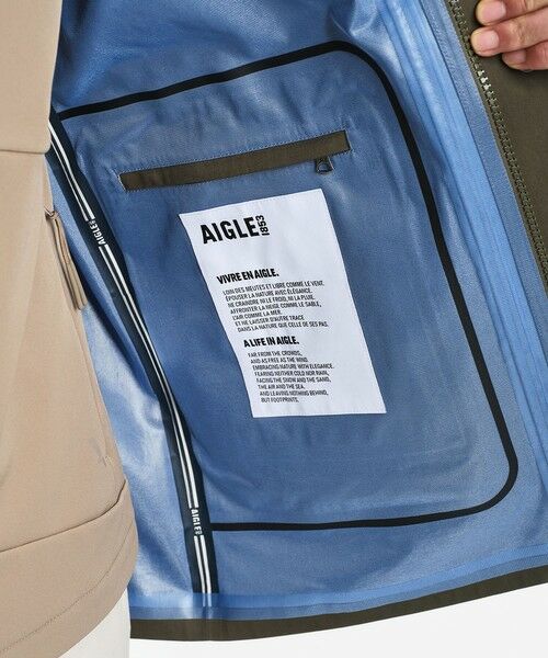 AIGLE / エーグル その他アウター | 透湿防水 3レイヤー テクニカルコットン フーデッドジャケット | 詳細5