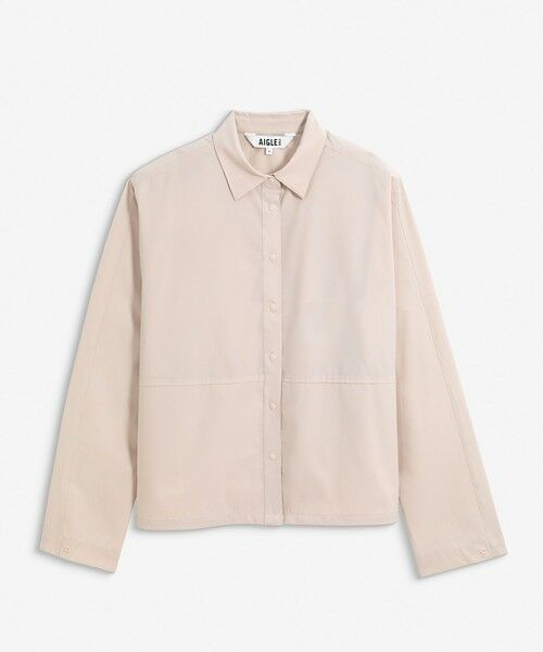AIGLE / エーグル シャツ・ブラウス | 吸水速乾 UVカット背面ヨーク ボーイフレンドシャツ | 詳細1