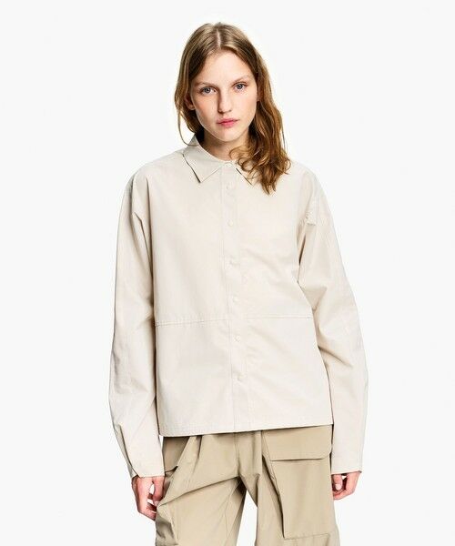 AIGLE / エーグル シャツ・ブラウス | 吸水速乾 UVカット背面ヨーク ボーイフレンドシャツ（ホワイト）