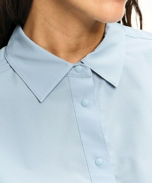 AIGLE / エーグル シャツ・ブラウス | 吸水速乾 UVカット背面ヨーク ボーイフレンドシャツ | 詳細11