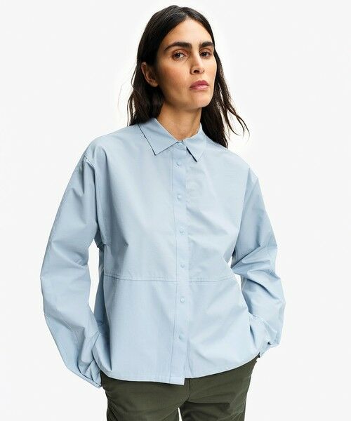 AIGLE / エーグル シャツ・ブラウス | 吸水速乾 UVカット背面ヨーク ボーイフレンドシャツ | 詳細12