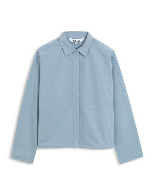 AIGLE / エーグル シャツ・ブラウス | 吸水速乾 UVカット背面ヨーク ボーイフレンドシャツ | 詳細8