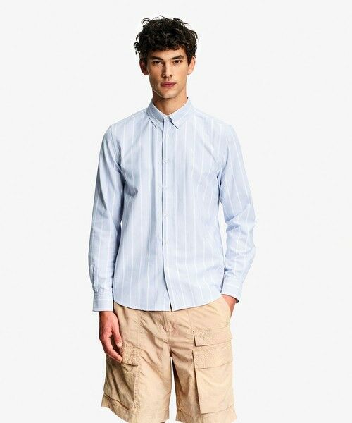 AIGLE / エーグル シャツ・ブラウス | 吸水速乾 ストライプ オックスフォードシャツ | 詳細1