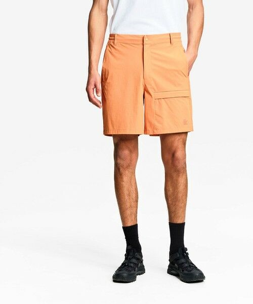AIGLE / エーグル ショート・ハーフ・半端丈パンツ | 【UPF50+ SolarPack】UVカット 吸水速乾 接触冷感 ソーラーパック テックショーツ（オレンジ）