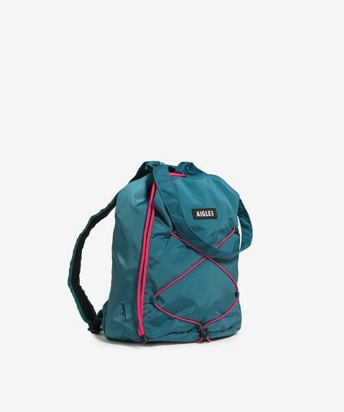 AIGLE / エーグル リュック・バックパック | 撥水 ライト＆コンパクト 巾着バックパック 15L（ダークブルー）