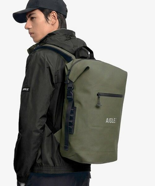 AIGLE / エーグル リュック・バックパック | 防水 トラベルドライ バックパック25L（モスグリーン）