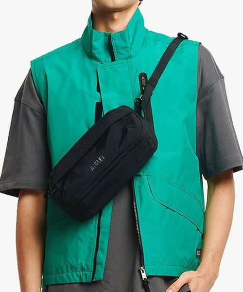 AIGLE / エーグル ショルダーバッグ | 撥水 ネイバーフッド クロスボディバッグ 2L（ブラック）