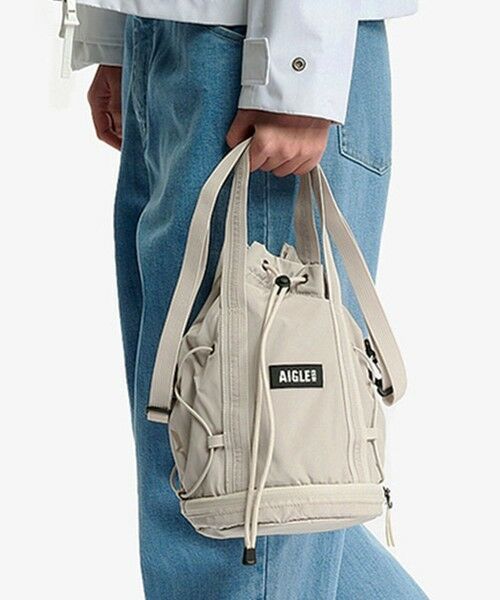 AIGLE / エーグル ショルダーバッグ | 撥水 ライト＆コンパクト 巾着バッグ 3L | 詳細18