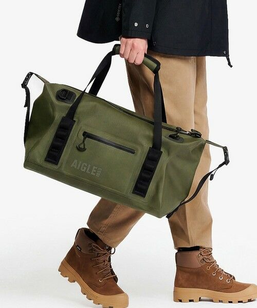 AIGLE / エーグル ボストンバッグ | 20L 防水 トラベルドライ ダッフルバッグ（モスグリーン）