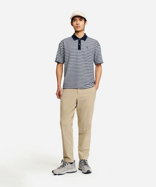 AIGLE / エーグル ポロシャツ | 吸水速乾 テクスチャードストライプ 半袖ポロシャツ | 詳細2