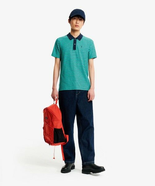 AIGLE / エーグル ポロシャツ | 吸水速乾 テクスチャードストライプ 半袖ポロシャツ | 詳細5