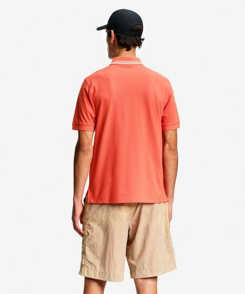 AIGLE / エーグル ポロシャツ | 吸水速乾 ワンポイントロゴ刺繍 襟ダブルストライプ ピケポロシャツ | 詳細17