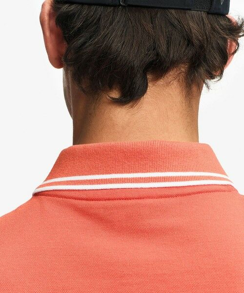 AIGLE / エーグル ポロシャツ | 吸水速乾 ワンポイントロゴ刺繍 襟ダブルストライプ ピケポロシャツ | 詳細19