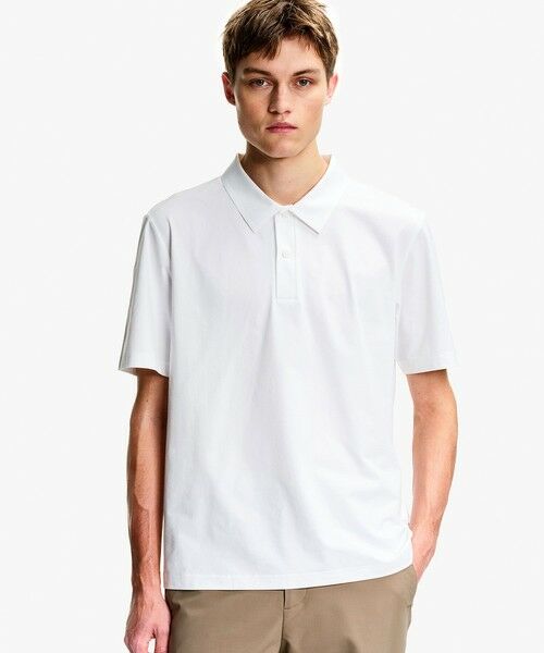 AIGLE / エーグル ポロシャツ | 吸水速乾 UVカット ワンポイントロゴ ピケポロシャツ（ホワイト）