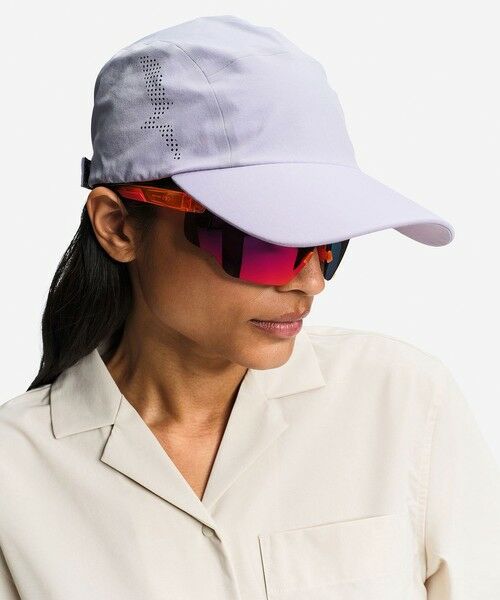 AIGLE / エーグル キャップ | 【UPF50+ SolarPack】 UVカット ソーラーパック ネックガード付きキャップ（パープル）
