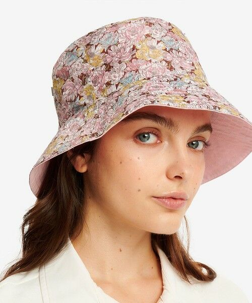 AIGLE / エーグル ハット | 【LIBERTY】撥水 リバーシブル バケットハット（ピンク）