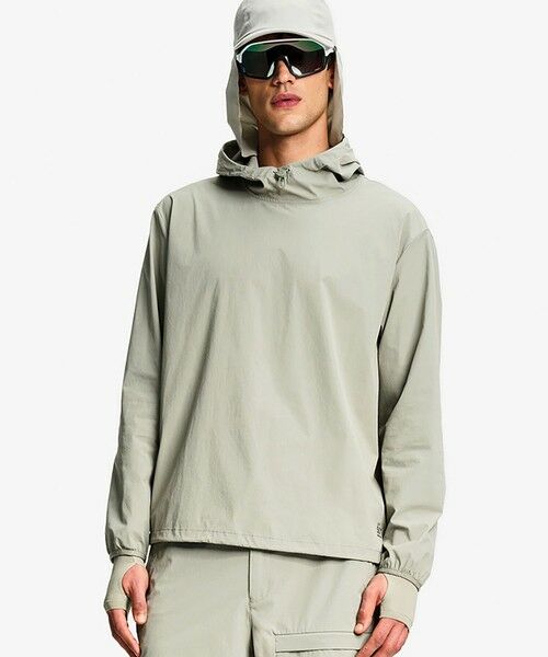 AIGLE / エーグル パーカー | 【UPF50+ SolarPack】 吸水速乾 接触冷感 UVカット パーカー（セージグリーン）