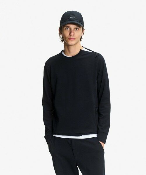 AIGLE / エーグル スウェット | 【UPF50+ SolarPack】 UVカット 接触冷感 クルーネックテック スウェット | 詳細2