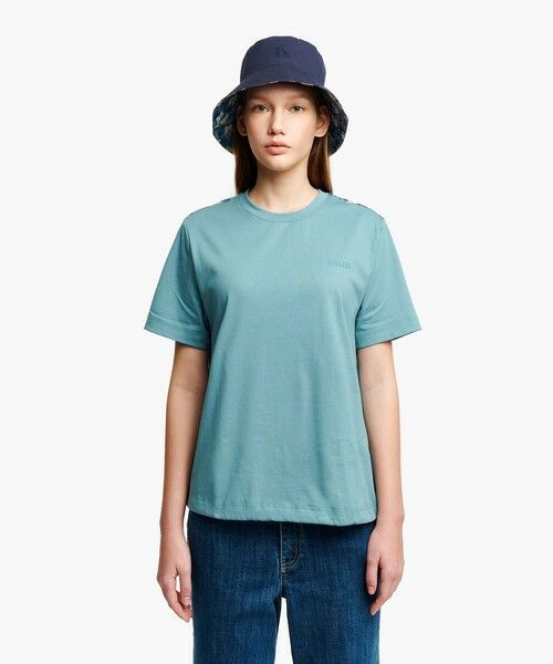 AIGLE / エーグル Tシャツ | 【LIBERTY】 オーガニックコットン半袖Tシャツ（ブルー）