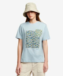 AIGLE / エーグル Tシャツ | 【LIBERTY】抗菌防臭 吸水速乾 パッチワーク半袖Tシャツ