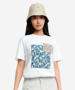 AIGLE / エーグル Tシャツ | 【LIBERTY】抗菌防臭 吸水速乾 パッチワーク半袖Tシャツ