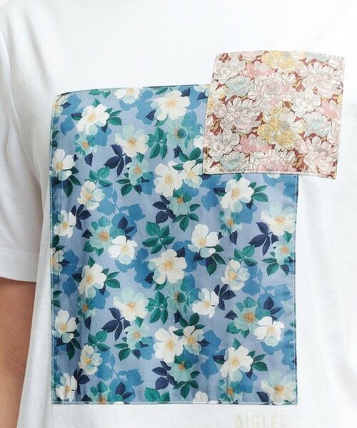 AIGLE / エーグル Tシャツ | 【LIBERTY】抗菌防臭 吸水速乾 パッチワーク半袖Tシャツ | 詳細4