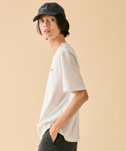 AIGLE / エーグル Tシャツ | 吸水速乾 ロゴプリント半袖Tシャツ | 詳細2