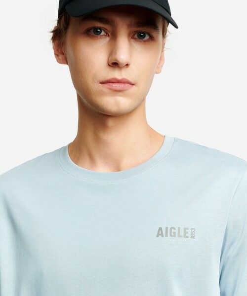 AIGLE / エーグル Tシャツ | 吸水速乾 ロゴプリント半袖Tシャツ | 詳細6