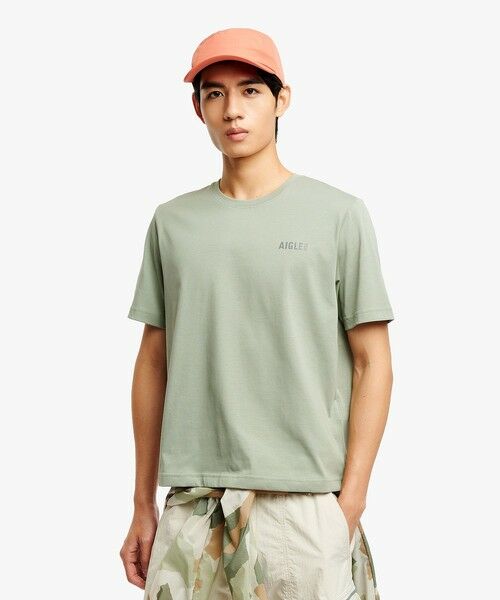 AIGLE / エーグル Tシャツ | 吸水速乾 ロゴプリント半袖Tシャツ | 詳細13