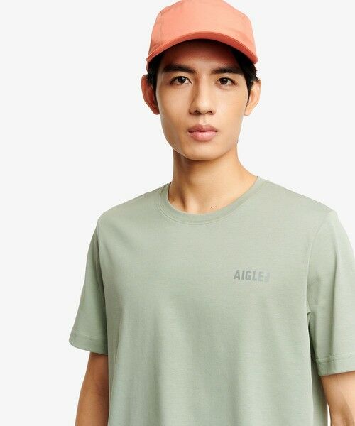 AIGLE / エーグル Tシャツ | 吸水速乾 ロゴプリント半袖Tシャツ | 詳細15