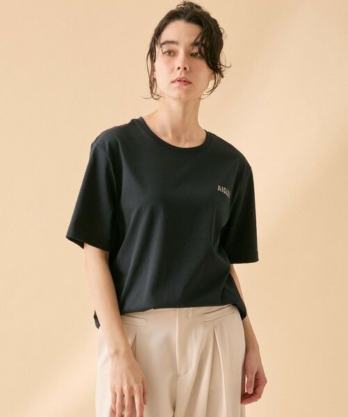 AIGLE / エーグル Tシャツ | 吸水速乾 ロゴプリント半袖Tシャツ | 詳細16