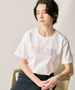 AIGLE / エーグル Tシャツ | オーガニックコットン ロゴプリント 半袖Tシャツ / ユニセックス